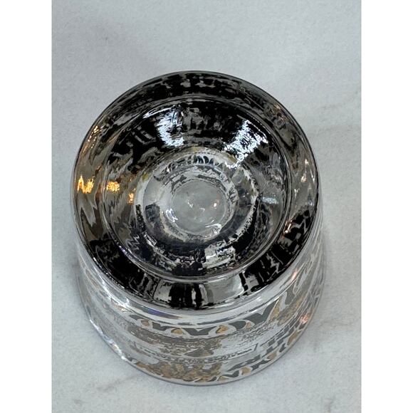 1980s "Lion Country Safari" Shot Glass Black and Gold - Picture 4 of 5